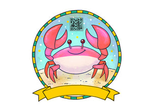 AR Crab Sticker