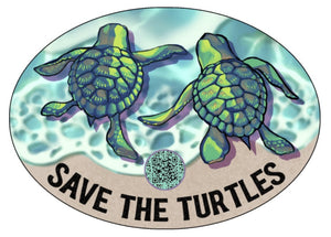 AR Save the Turtles Sticker