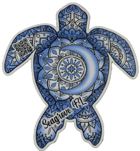 AR Mandela Moon Turtle Sticker