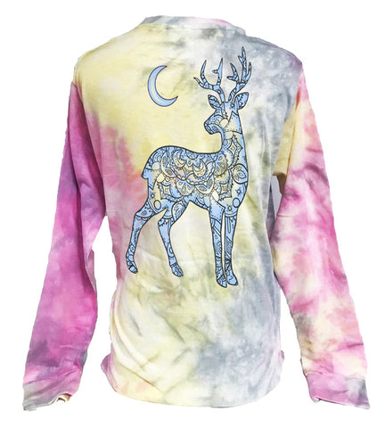 Deer Tie Dye - Pastel Storm