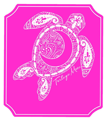 Pink Moon Turtle Decal